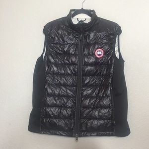 Canada Goose Black Puffer Hybrid Down Vest Size XL